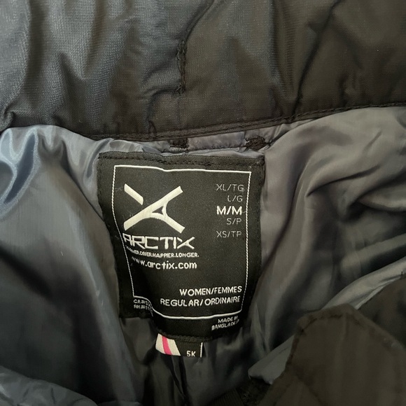 Arctix Black Women's Snow Pants - Picture 3 of 3